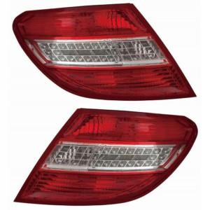 Lampy Tył Tylne Mercedes C W204 07-14 Komplet Depo