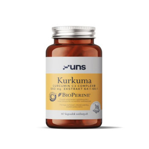KURKUMA + BIOPERINE 60 vege kaps.