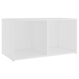 Szafka pod TV, biała, 72x35x36,5 cm, płyta wiórowa