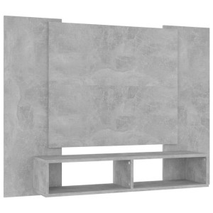 Wisząca szafka pod TV, szarość betonu, 120 x 23,5 x 90 cm