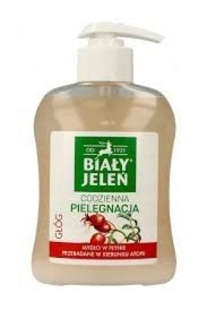 Biały Jeleń Premium Głóg, mydło w płynie, 300ml