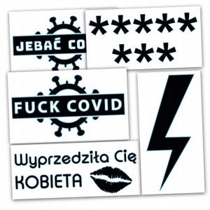 Naklejki na motor, laptopa POLIMER Wysoka Jakość