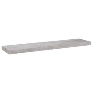 Półka ścienna, szarość betonu, 100 x 23,5 x 3,8 cm, MDF