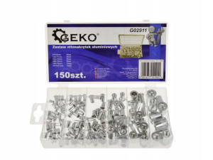 Zestaw Nitonakrętek Aluminiowych M3 - M10 150szt