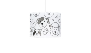 Lampa do pokoju dziecka z abażurem zwierzęta 20 cm