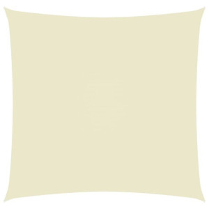 Żagiel ogrodowy, tkanina Oxford, kwadratowy, 3x3 m, kremowy
