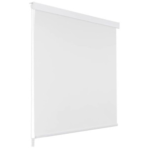 Roleta prysznicowa 80 x 240 cm, biała