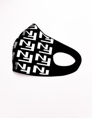 Maseczka wielorazowa neoprenowa FN srebrna