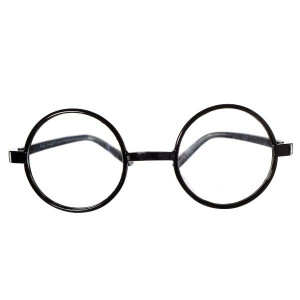 Okulary Czarodzieja Okrąge Harry Potter Czarne
