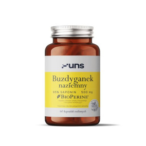 BUZDYGANEK NAZIEMNY + BIOPERINE 60 vege kaps.