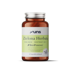 ZIELONA HERBATA + BIOPERINE 60 vege kaps.