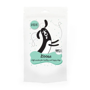 Paka Zwierzaka PEPE mini chunkies Goose (gęś) 80g