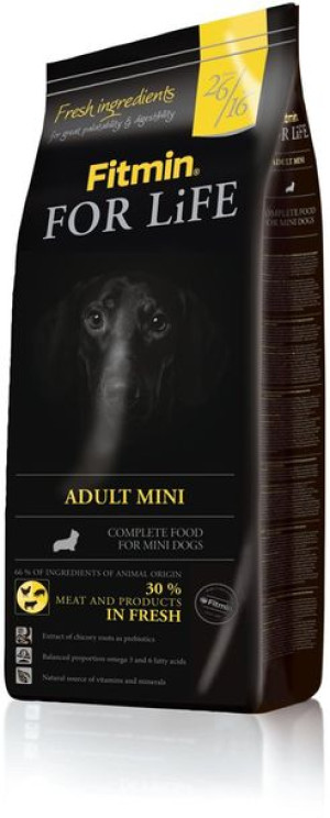 FITMIN For Life Mini Adult 15kg + Advantix - dla psów do 4kg (4 pipety x 0,