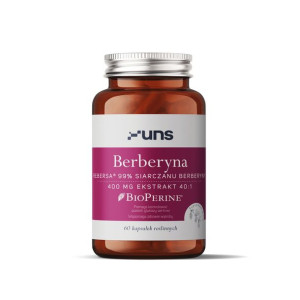 BERBERYNA + BIOPERINE 60 vege kaps.