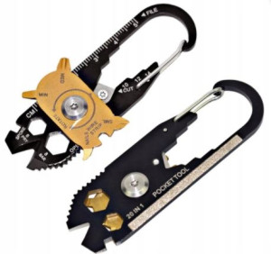Brelok Multitool 20 W 1 Survival Karabińczyk