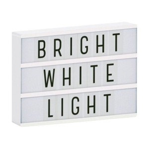 A Little Lovely Company - Lampa Lightbox Led A4 White