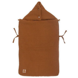 Jollein - Śpiworek Oddychający Do Wózka I Fotelika Basic Knit Caramel