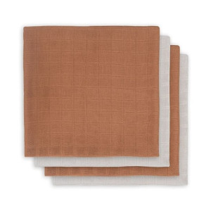Jollein - 4 Pieluszki Bambusowe 70 X 70 Cm Caramel
