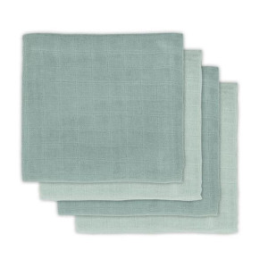 Jollein - 4 Pieluszki Bambusowe 70 X 70 Cm Ash Green