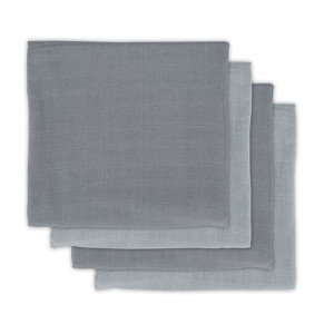 Jollein - 4 Pieluszki Bambusowe 65 X 65 Cm Storm Grey