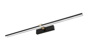 Lampa nad lustro 18W LED 90CM CZARNO-ZŁOTA