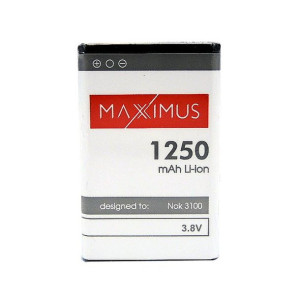 Bateria Maxximus Bl-5c Nokia 3100 1250mah Li-ion