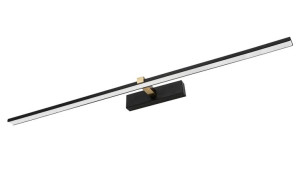 Lampa nad lustro 24W LED 120CM CZARNO-ZŁOTA