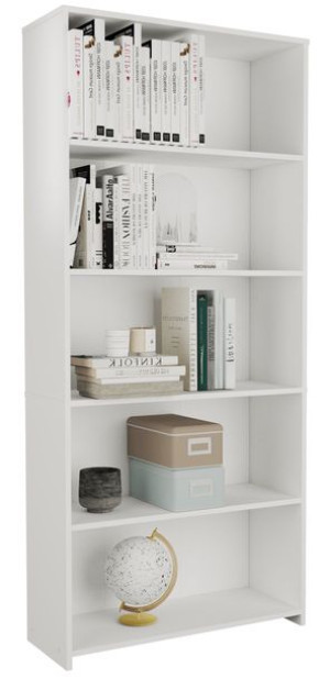 Regał książki Biblioteczka salon 80cm BIAŁY