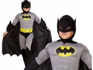 BATMAN z MIĘŚNIAMI Strój Kostium KARNAWAŁOWY r.128