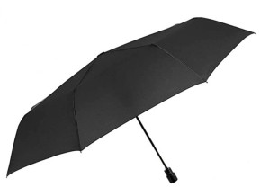 Składany parasol New Basic czarny Perletti etui