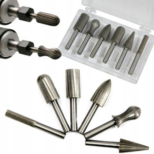 Frezy Trzpieniowe 6mm Frez Tarnik 6szt Do Metalu