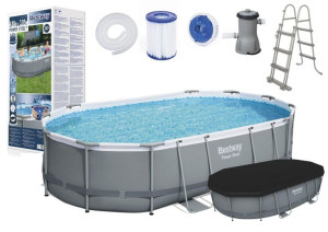 Basen Ogrodowy Stelażowy 488 x 305 x 107 cm  Bestway 56448