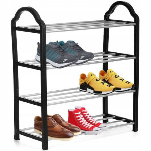 Szafka na buty półka regał stojak metal 4 poziomy do przedpokoju