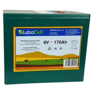 Bateria alkaliczna 9V 170Ah LubaCell do Pastuch
