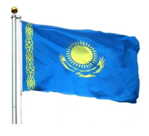 Flaga Kazachstan 150x90 cm Kazachstanu Kazakhstan