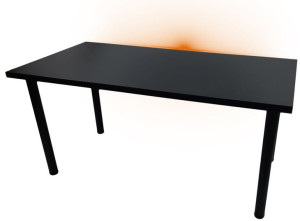 Biurko Gamingowe Czarne Pro 160x80x3,6 Model 1