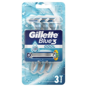 Gillette Blue3 Maszynki Do Golenia 3 Sztuki Cool
