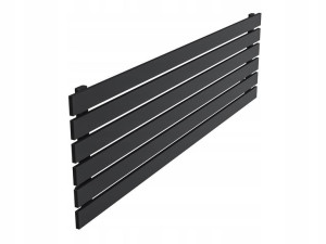 Grzejnik Dekoracyjny Poziomy-r 45/140 Czarny Mat