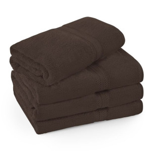 Ręcznik z bordiurą 70x140 frotte 100% bawełna 500g/m2 brązowy
