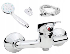 Alfa Bateria Natryskowa + Zestaw Natryskowy Kran