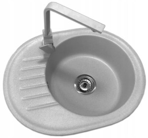 Zestaw Do Kuchni Zlewozmywak Granitowy + Bateria +