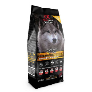 Alpha Spirit POULTRY 1,5kg DRÓB - Pełnoporcjowa karma sucha miękka dla psów