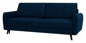Kanapa MALEN łatwoczyszcząca granatowa sofa RIBES