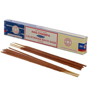 Satya Nag Champa i Kalifornijska Biała Szałwia