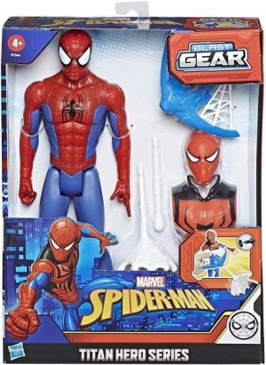 Hasbro Spiderman + Wyrzutnia Blast Gear E7344