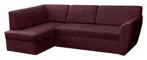 Narożnik FOSTER sofa kanapa narożna bordowy RIBES