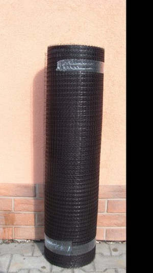 Siatka pcv czarna na krety 100cm x 200 m