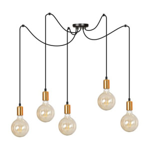 Lampa wisząca Emibig Spark 5 czarna