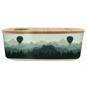 Lunchbox Z Tworzywa Pla Z Przegródką Air Balloon Valley 800 Ml - Chic-mic