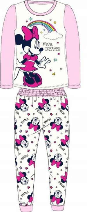 Piżama Dziewczęca Disney Minnie Dł. Rękaw - 116